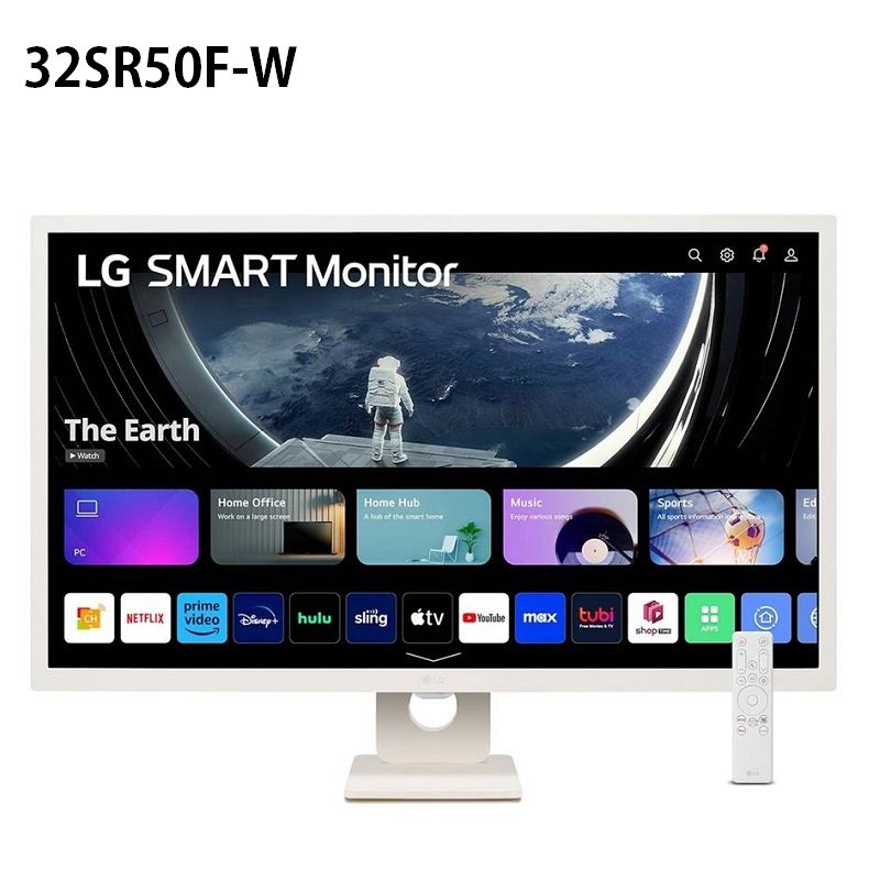 米特3C數位–LG 32SR50F-W 31.5吋 MyView Full HD IPS 智慧型顯示器