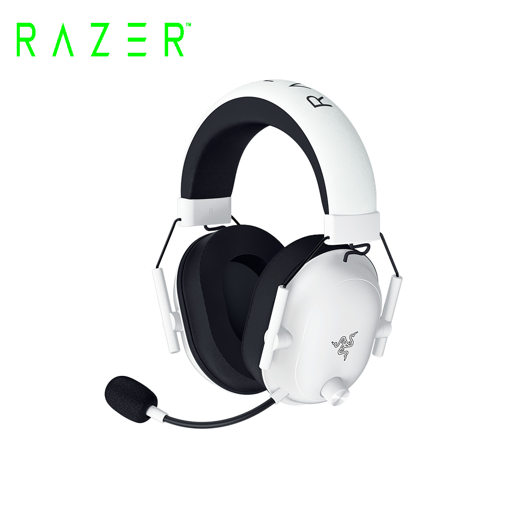 【雷蛇】Razer BlackShark V2 HS Wireless 黑鯊 無線電競耳機 (白)