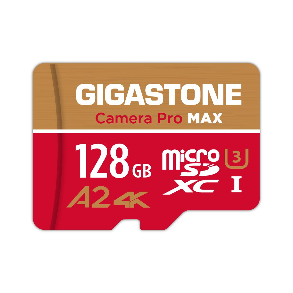 GIGASTONE Camera Pro microSDXC UHS-Ⅰ U3 A2 4K 128GB攝影高速記憶卡 ( Micro SD 128GB A2 4K(-4M) )