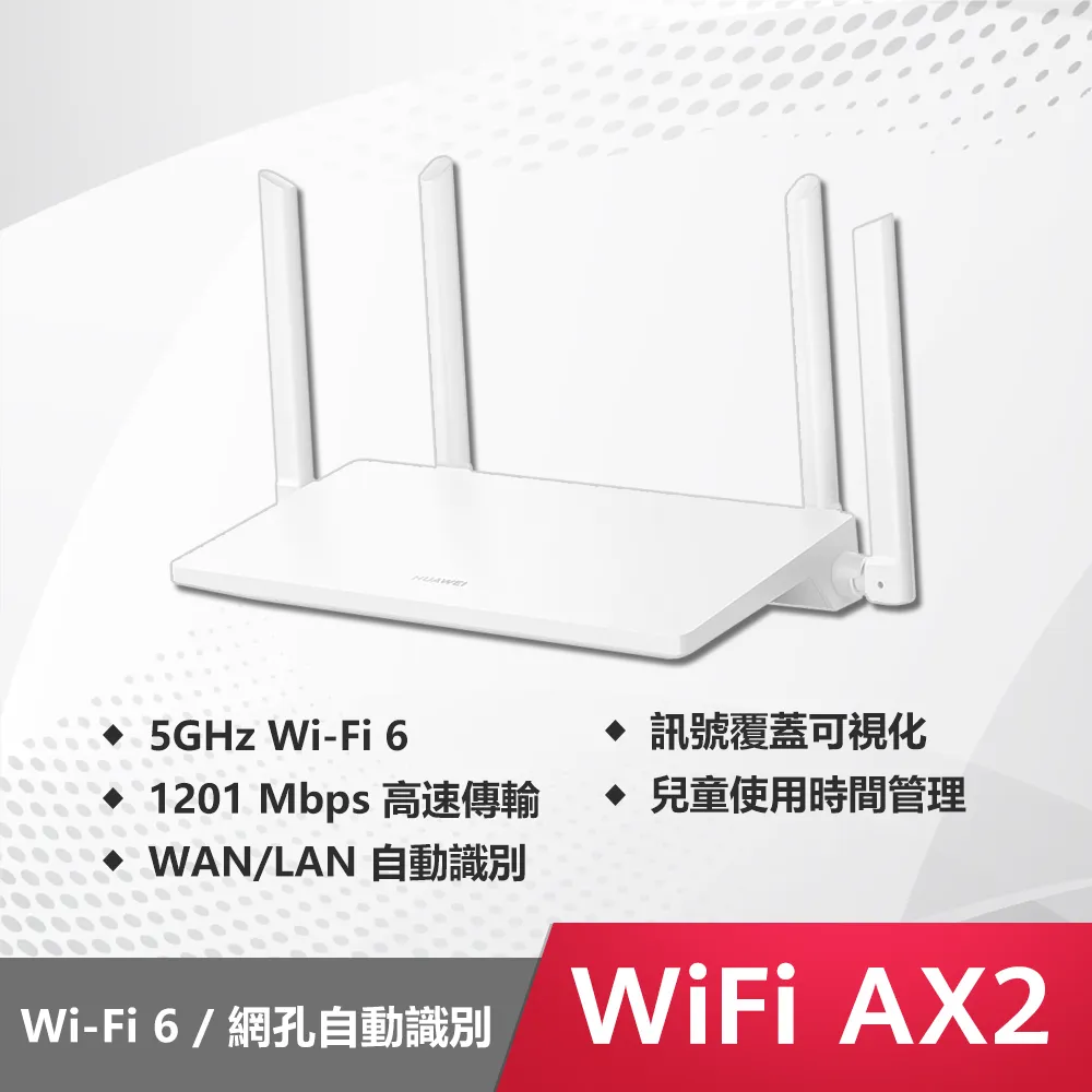 【WiFi】華為 HUAWEI WiFi AX2 無線路由器 (WS7001)