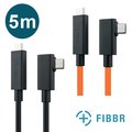 FIBBR USB-C5 USB 3.1 Gen1 Type C to Type C 光纖數據線 5m