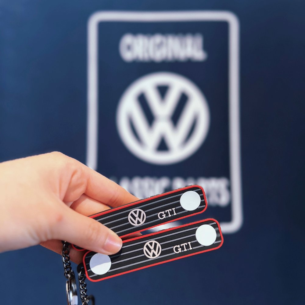 VW 福斯原廠精品-Golf MK1 GTI 格柵-鑰匙扣