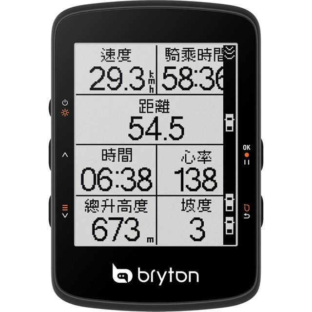 Bryton Rider 460E GPS自行車智慧訓練記錄器