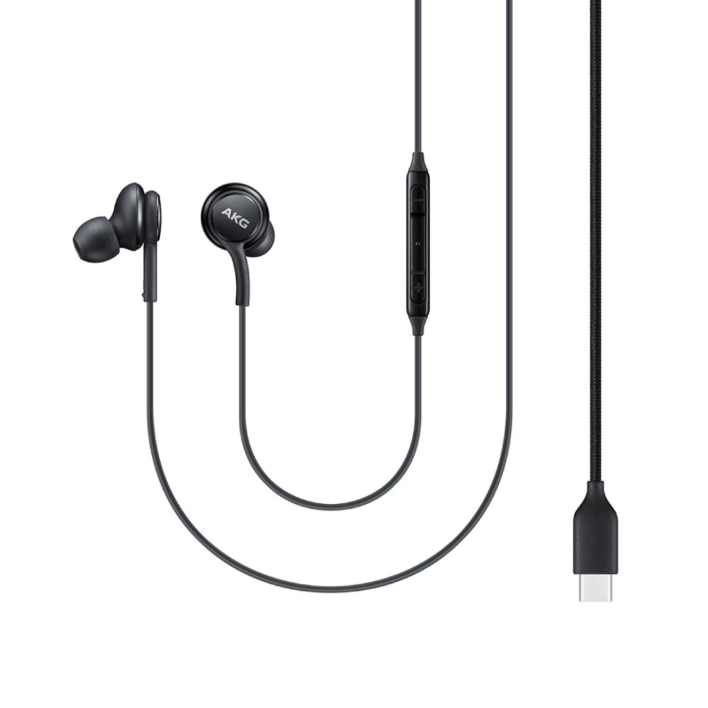 SAMSUNG 三星適用 M系列 Type C入耳式耳機 AKG雙動圈 (袋裝) - 黑色