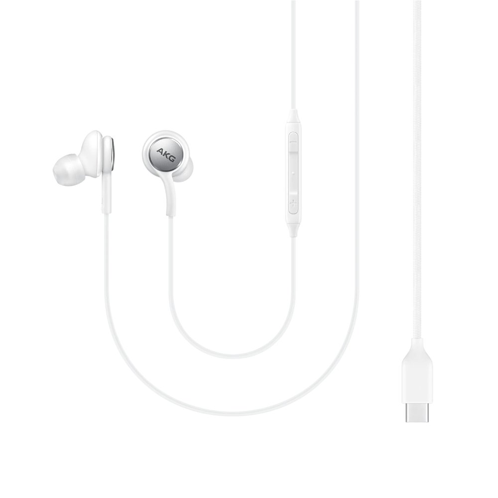 SAMSUNG 三星適用 M系列 Type C入耳式耳機 AKG雙動圈 (袋裝) - 白色