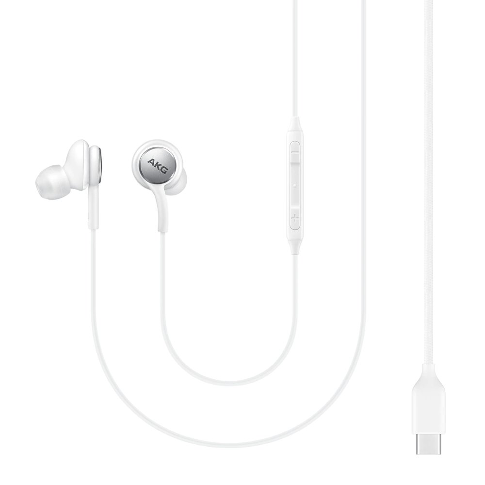 SAMSUNG 三星適用 A系列 Type C入耳式耳機 AKG雙動圈 (袋裝) - 白色