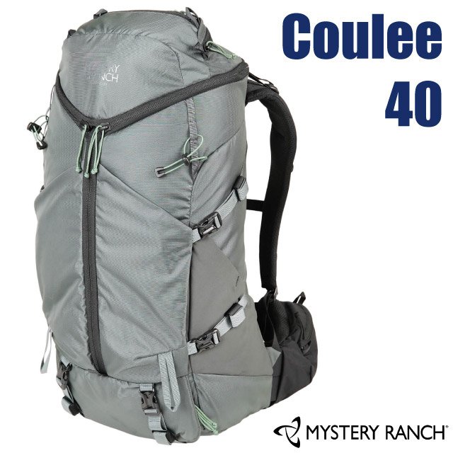 【Mystery Ranch 神秘農場】Coulee 40 登山健行背包(M).自助旅行運動背包.雙肩後背包/3-ZIP三向拉鍊設計.可調式背板/112815 礦物灰