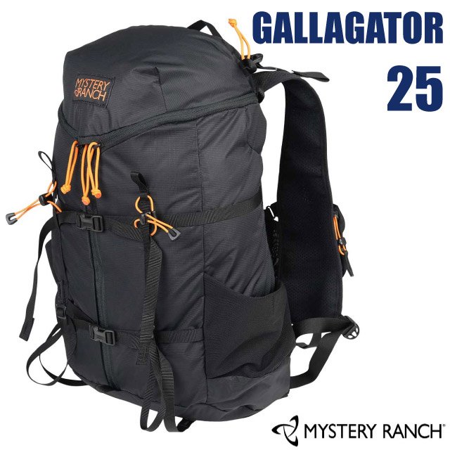 【Mystery Ranch 神秘農場】GALLAGATOR 25 日用休閒背包.水袋運動背包.雙肩後背包/3-ZIP三向拉鍊.壓縮織帶/112980 黑