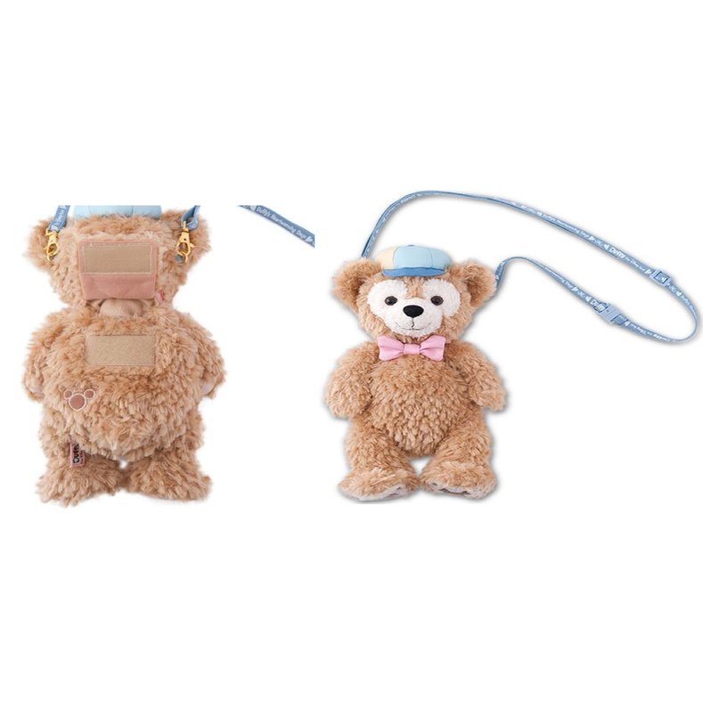 佳佳玩具 ----- 日本 海洋迪士尼 Duffy 達菲熊 達菲玩偶背包 斜背包 票卡包 娃娃【0439134】