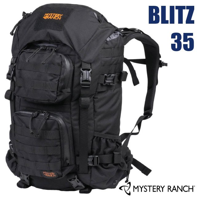 【Mystery Ranch 神秘農場】BLITZ 35 戰術日用背包35.8 L(S/M).電腦背包.雙肩後背包/15吋筆電隔間/可拆卸腰帶/ 61363 黑