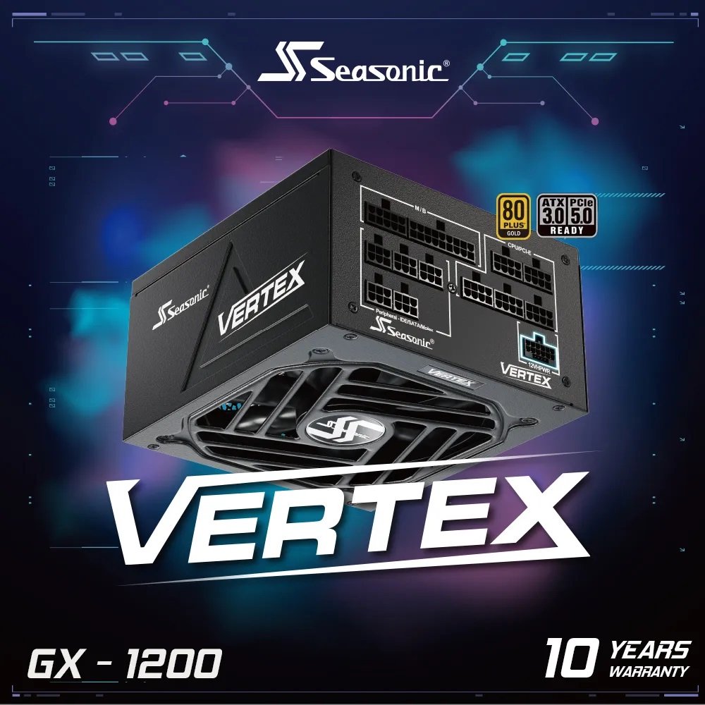 海韻 Seasonic VERTEX GX 1200 (金牌全模) 電源供應器