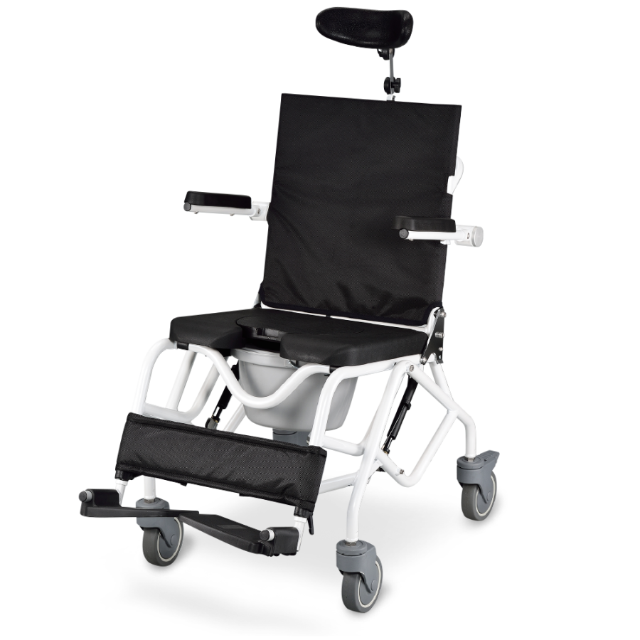 光星NOVA 馬桶椅-擺位型洗澡馬桶椅 Baja空中傾倒+仰躺型(B款輪椅補助)