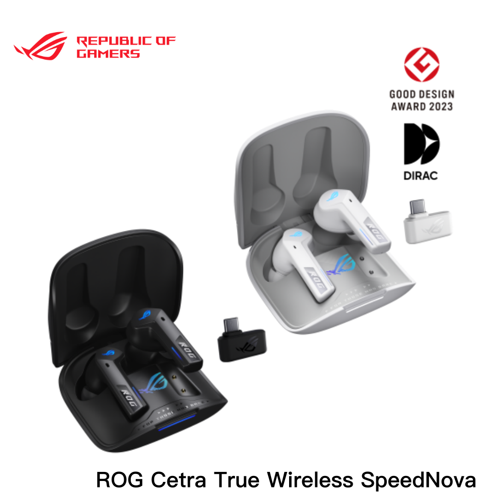 【ROG】華碩 ROG Cetra True Wireless SpeedNova 真無線藍牙耳機 骨傳導 AI麥克風 主動降噪 雙模連線