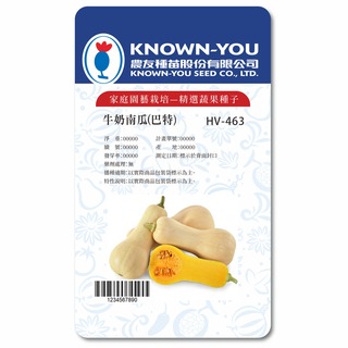 《農友種苗》精選蔬果種子 HV-463 牛奶南瓜(巴特)