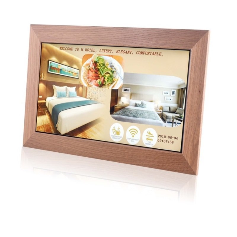13.3吋 直立/ 橫立式 木框廣告機 電子看板 數位看板 (入門版無觸控型)