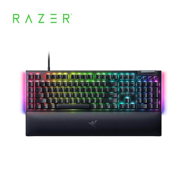 雷蛇Razer BlackWidow黑寡婦V4【綠軸】蜘幻彩版有線機械式RGB鍵盤