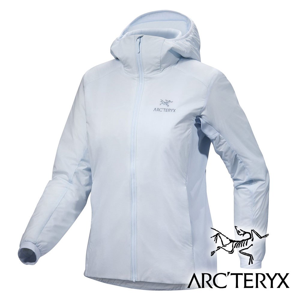 【Arc'teryx 始祖鳥】女Atom化纖連帽外套『天藍』X006780 戶外 露營 登山 健行 休閒 時尚 保暖 連帽外套