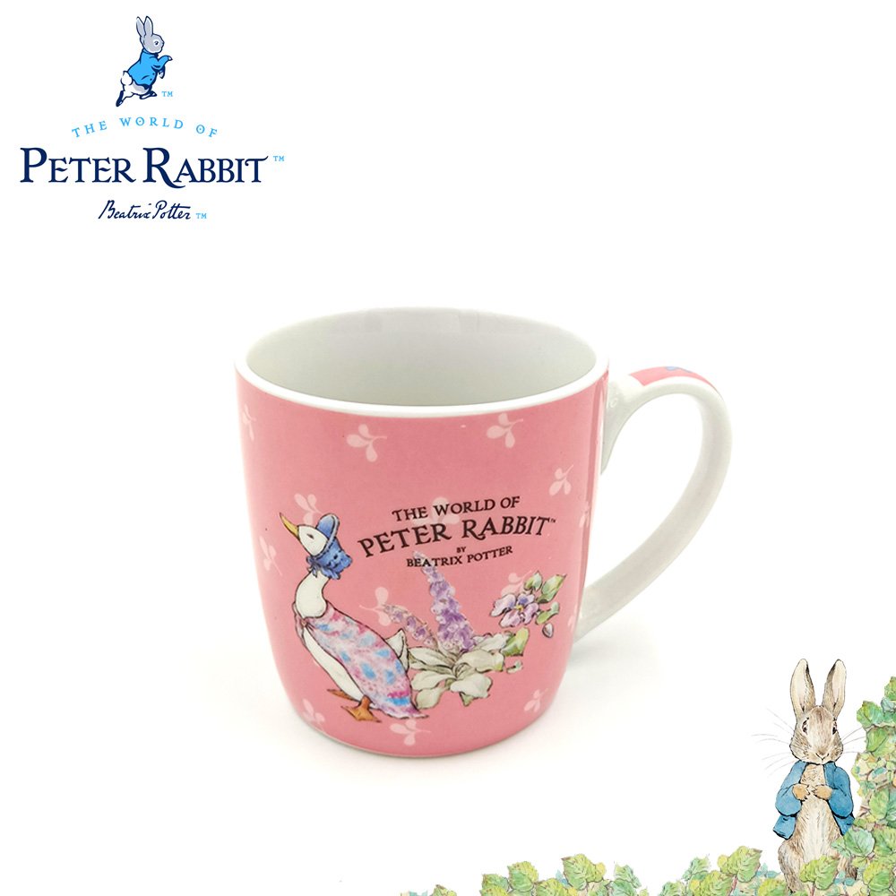 【Croissant科羅沙】Peter Rabbit 比得兔PE彩葉馬克杯 粉色