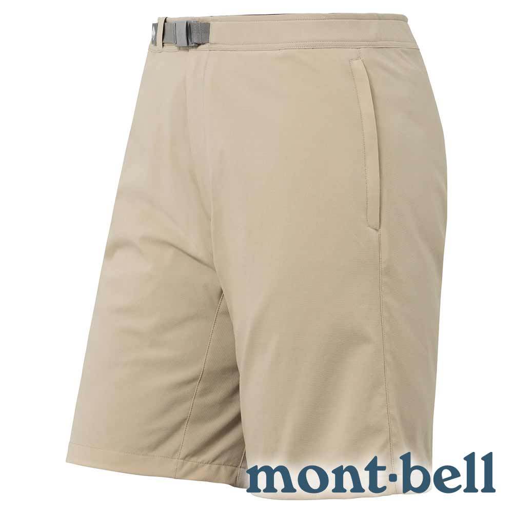 【mont-bell】COOL男防風彈性短褲『卡其』1105736 戶外 露營 登山 健行 休閒 時尚 防風 彈性 透氣 短褲