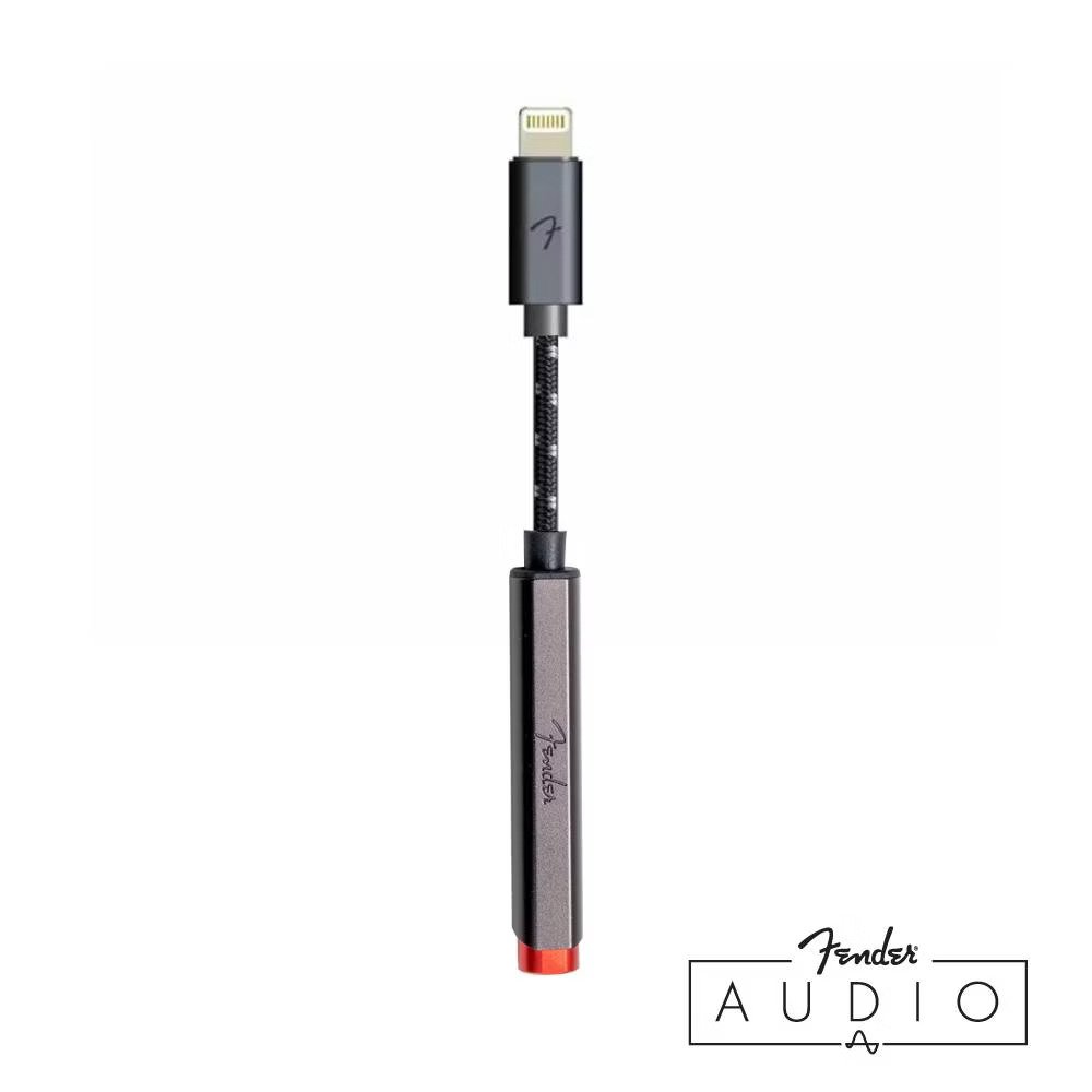 志達電子 美國 Fender AE2i (APPLE專用/Lightning) 3.5mm(耳麥) USB DAC 耳機擴大機 小尾巴