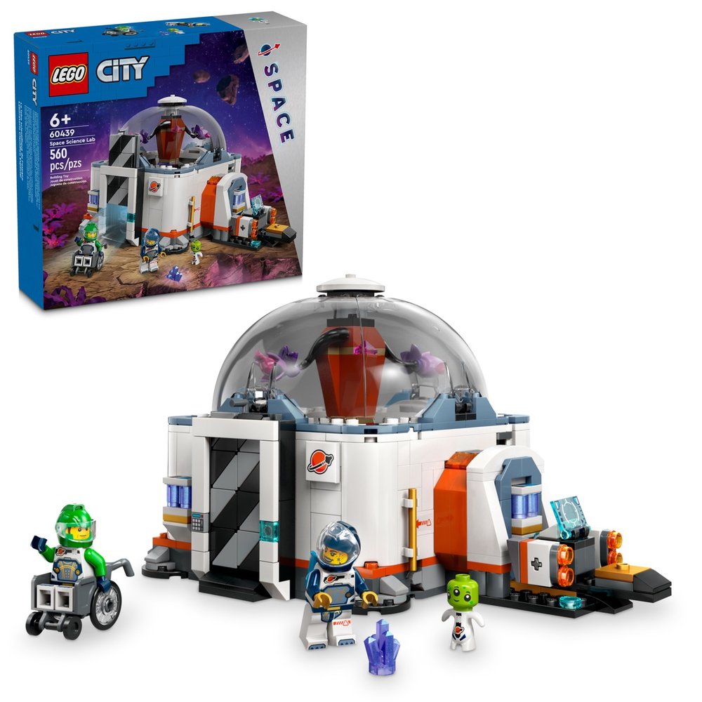 LEGO樂高 60439 城市系列 City 太空科學實驗室 560PCS 外盒28*26*7.5cm