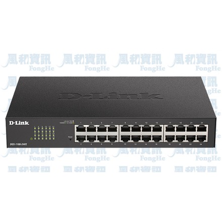 D-Link DGS-1100-24V2 24埠 Layer 2 Gigabit 簡易網管型交換器