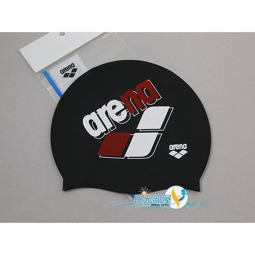 *日光部屋* arena (公司貨)/ARN-4403-BKRD 舒適矽膠泳帽