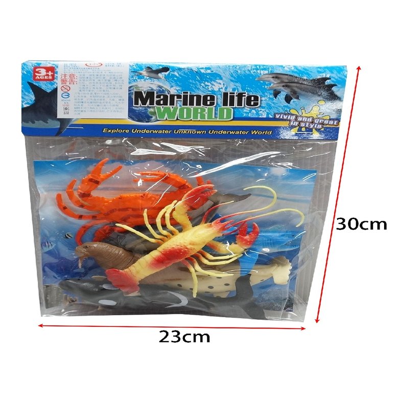 佳佳玩具 ----- 海底世界 動物模型 海洋生物 公仔 海洋動物套裝 仿真魚 玩具 【CF147292】