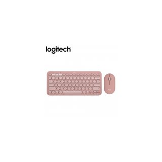 【Logitech 羅技】Pebble 2 Combo 無線藍牙鍵盤滑鼠組 玫瑰粉