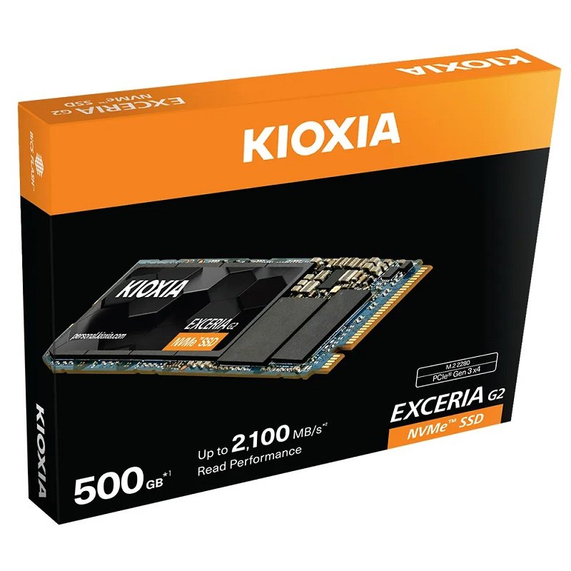 KIOXIA 鎧俠 Exceria G2 500GB Gen3 M.2/讀2100/寫1700/TLC SSD 硬碟
