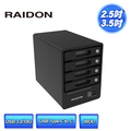 RAIDON GT5640-B31 USB3.2 Gen2 Type-C 4槽硬碟外接盒