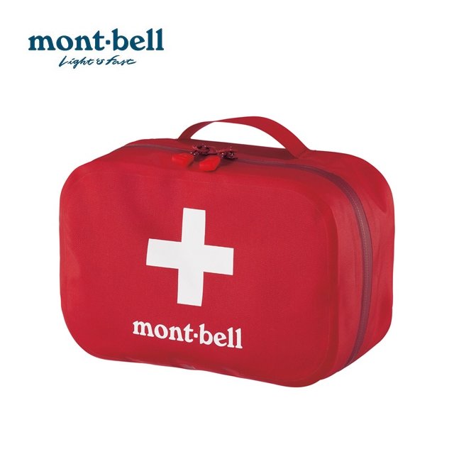 日本 mont-bell First Aid Pouch M 急救包 紅 # 1133185RD
