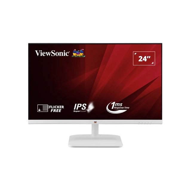 VIEWSONIC 23.8吋寬螢幕 IPS零閃屏抗眩光 液晶顯示器 VA2432-H-W