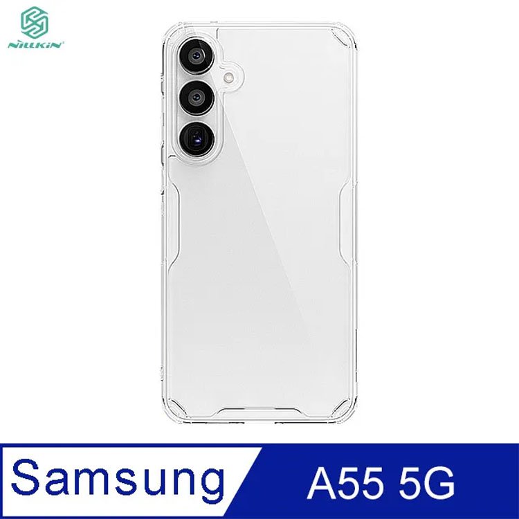 NILLKIN SAMSUNG 三星 Galaxy A55 5G 本色 Pro 保護套 保護殼 手機套 透明套 四角氣囊 防摔保護