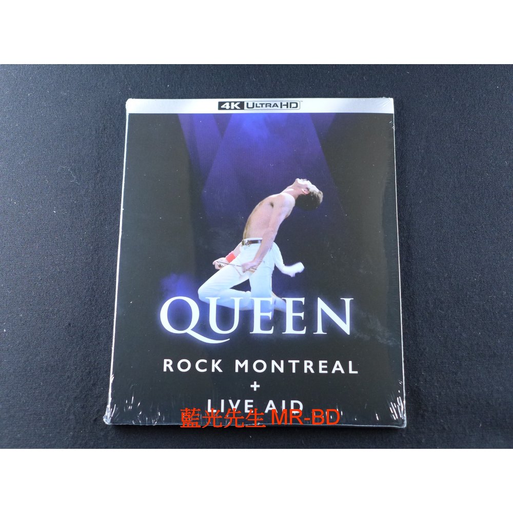 [藍光先生4K] 皇后合唱團 : 蒙特婁現場演唱會 UHD 雙碟版 Queen : Rock Montreal &amp; Live Aid