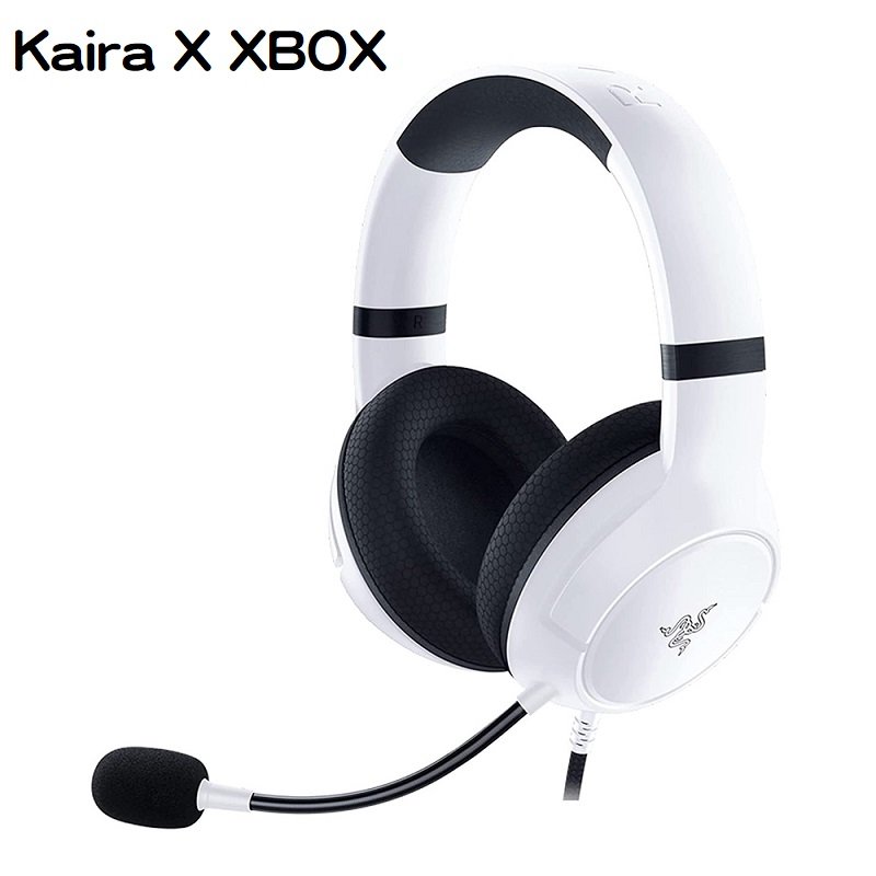 米特3C數位–Razer 雷蛇 Kaira X 黑白 電競耳機麥克風-XBOX認證/RZ04-03970300-R3M1