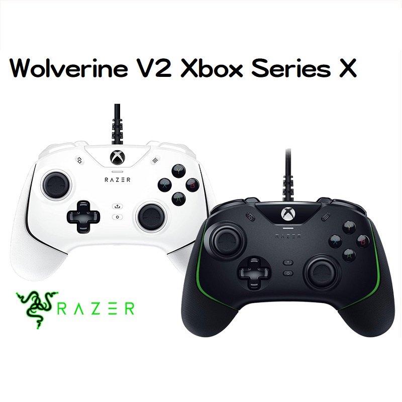 米特3C數位–Razer 雷蛇 Wolverine V2 Xbox Series X 專用遊戲手把 黑色/RZ06-03560100-R3M1 白色/RZ06-03560200-R3M1