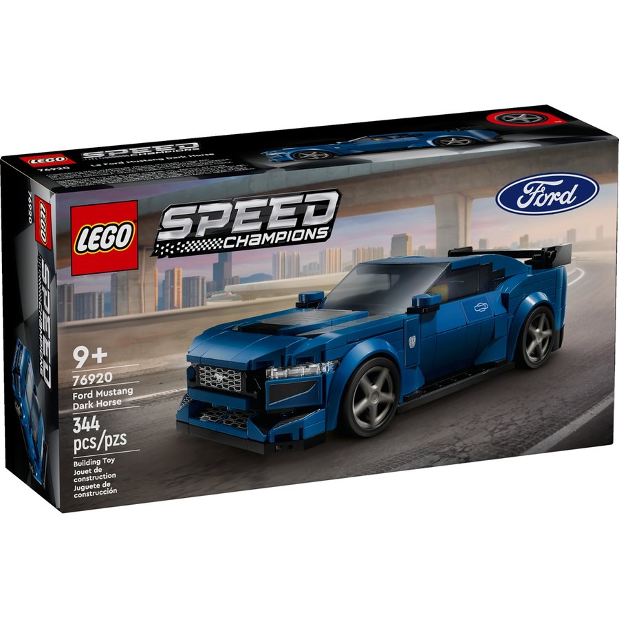 LEGO樂高 76920 極速賽車系列 福特野馬 黑馬 Sports Car 344PCS