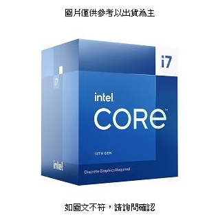 [促] 英特爾 INTEL 第十三代 Core i7 13700F(無顯卡) 16核心 2.1-5.2GHz INTEL 第十三代 Core i7 13700F( [O4G] [全新免運][編號 W67135]