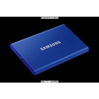 [促] SAMSUNG Samsung Portable SSD T7 2TB(藍)/(MU-PC2T0H/WW)/迷你移動固態硬碟 Samsung Portable SSD [O4G] [全新免運][編號 W51042]