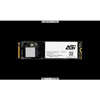 AGI AGI M.2 PCIe NVMe SSD Rapidity AI298 512GB AGI M.2 PCIe NVMe SSD Rapidity AI298 512GB M.2 2280 [O4G] [全新免運][編號 W71493]
