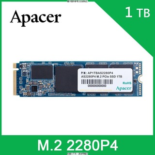 APACER Apacer AS2280P4 M.2 PCIe 1TB Apacer AS2280P4 M.2 PCIe 1TB Gen3 x4/ ;/ 1TB/ ;/ 最高可達-讀取 [O4G] [全新免運][編號 W53078]