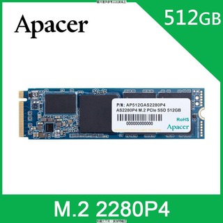 APACER Apacer AS2280P4 M.2 PCIe 512GB Apacer AS2280P4 M.2 PCIe 512GB Gen3 x4/ ;/ 512GB/ ;/ 最高可 [O4G] [全新免運][編號 W53080]