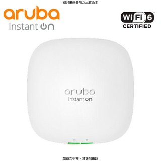 Aruba Aruba Instant On AP22 Aruba Instant On AP22 變壓器另購(料號8320.PS12L.480)/ 高速 802.11ax，2 [O4G] [全新免運][編號 W59221]