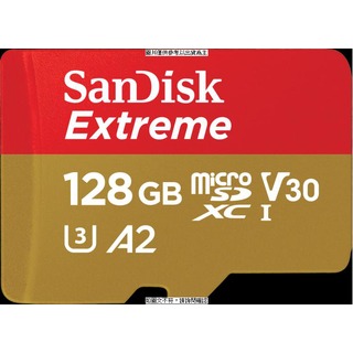 SANDISK SanDisk Extreme microSDXC 128GB, V30, U3, C10, A2, UHS-I, 190MB/s R, 90MB/s W 記 SanDisk E [O4G] [全新免運][編號 W63256]