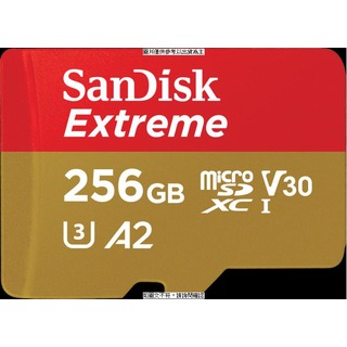 SANDISK SanDisk Extreme microSDXC 256GB, V30, U3, C10, A2, UHS-I, 190MB/s R, 130MB/s W SanDisk Ext [O4G] [全新免運][編號 W63250]