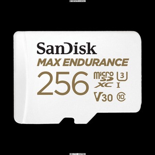 SANDISK SanDisk MAX ENDURANCE microSDXC™ Card 256GB (120,000 Hrs) UHS-I, C10, U3, SanDis [O4G] [全新免運][編號 W54111]