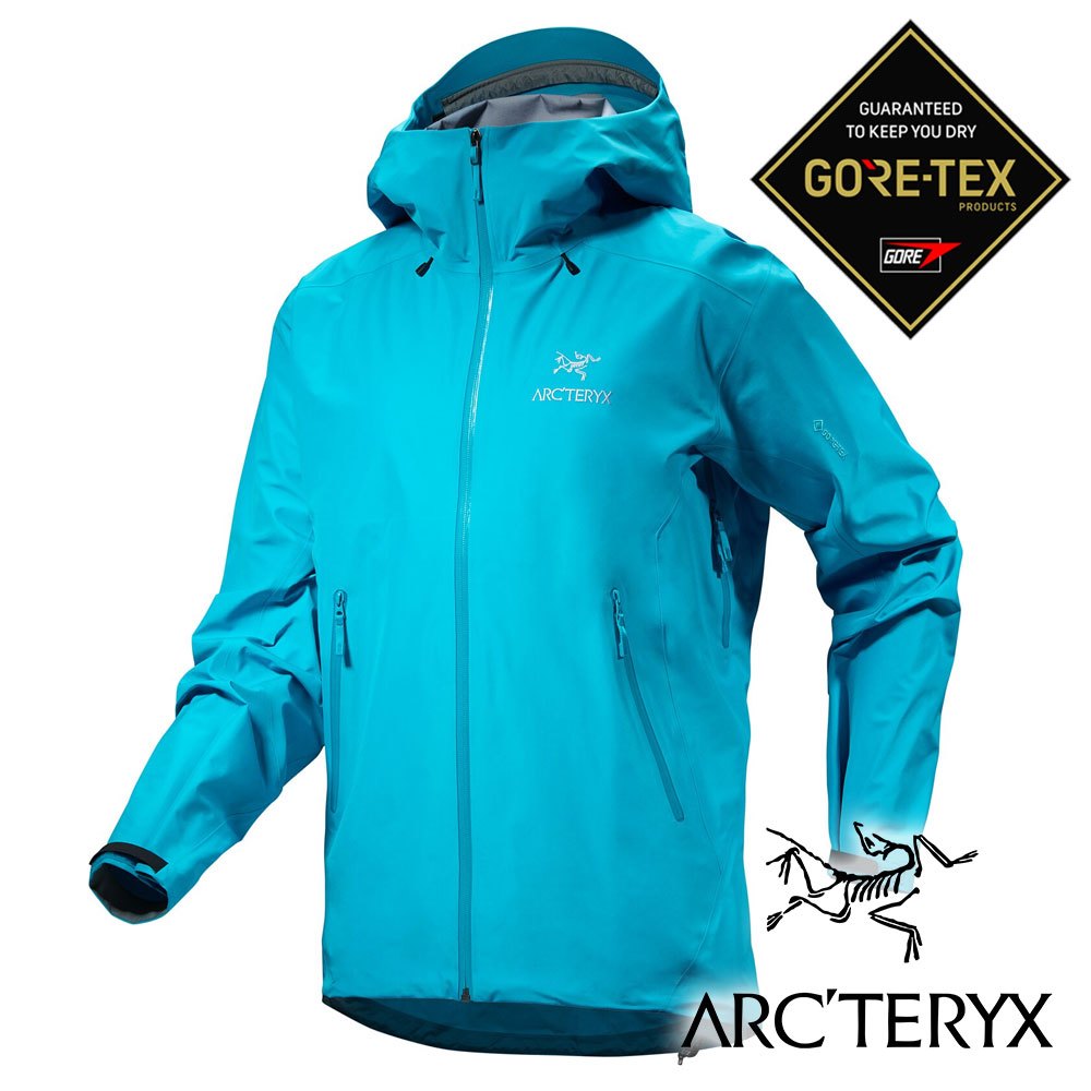 【Arc'teryx 始祖鳥】男Beta LT單件式GT防水外套『熱帶魚藍』X007301 戶外 露營 登山 健行 休閒 時尚 防水 外套