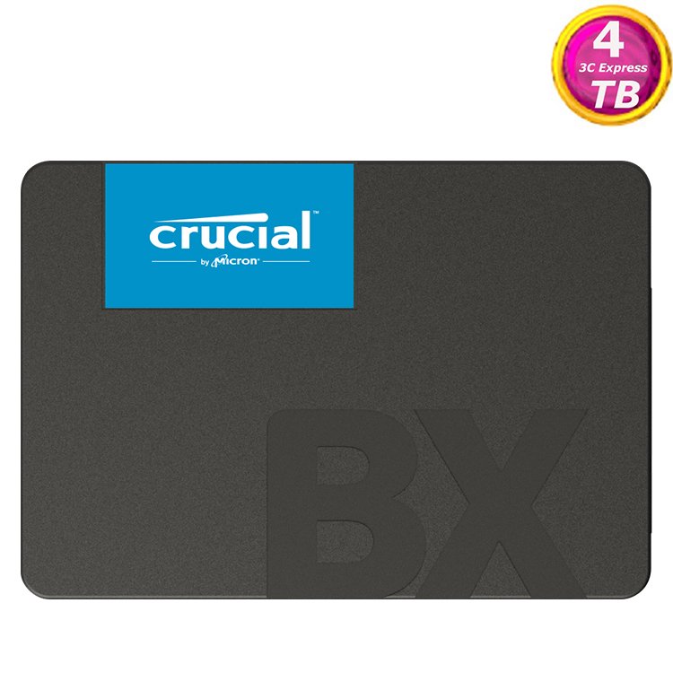 Crucial 美光 BX500 4TB 4T SATA 6Gb/s 2.5英吋 SSD CT4000BX500SSD1 SSD 固態硬碟
