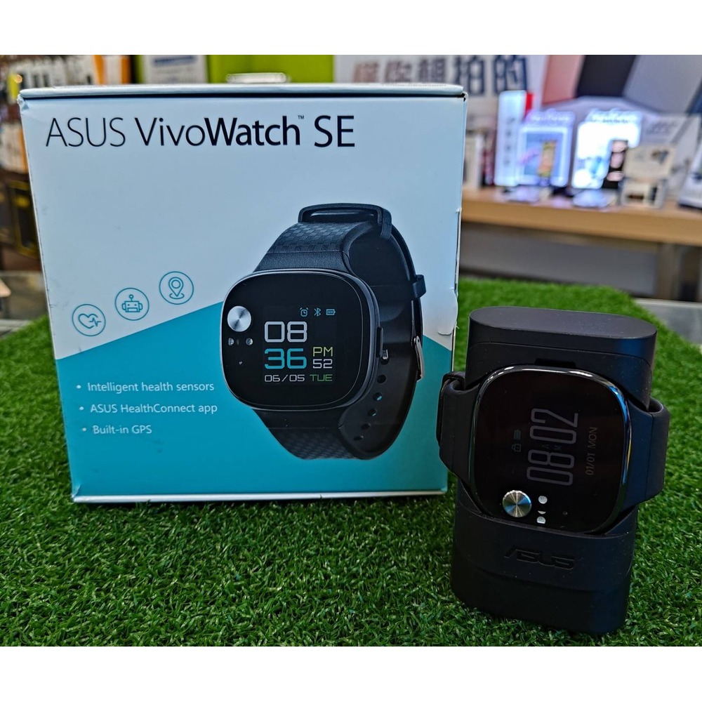 【3C數位通訊】ASUS VivoWatch SE (HC-A04A)智慧健康錶 保固114/01/08 二手商品